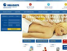 Tablet Screenshot of holidays.com.pl