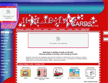 Tablet Screenshot of cards.holidays.net
